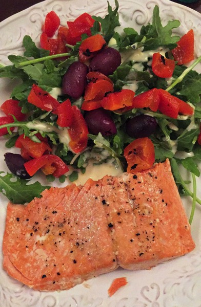 Salmon dinner 2