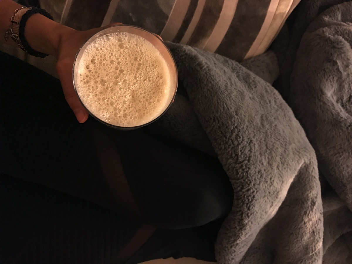 Almond milk nog