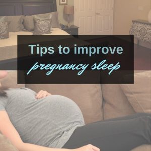 Tips to get better sleep during pregnancy! fitnessista.com