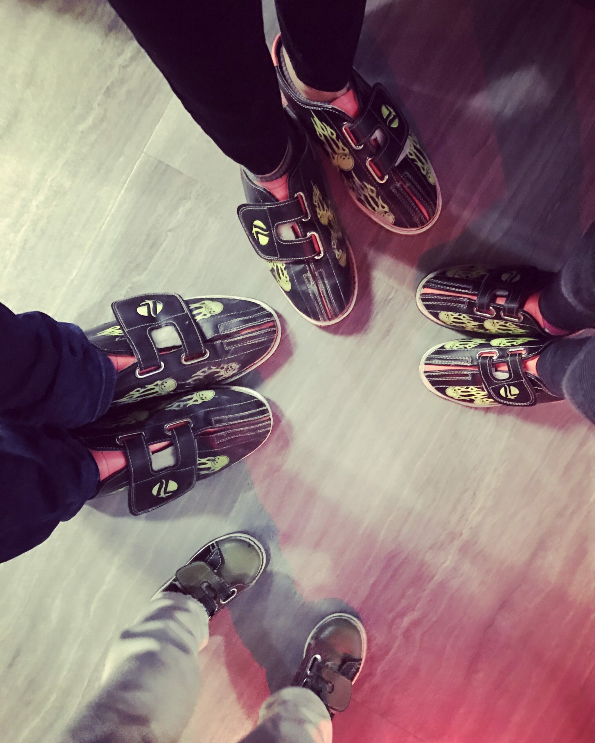 family bowling shoes