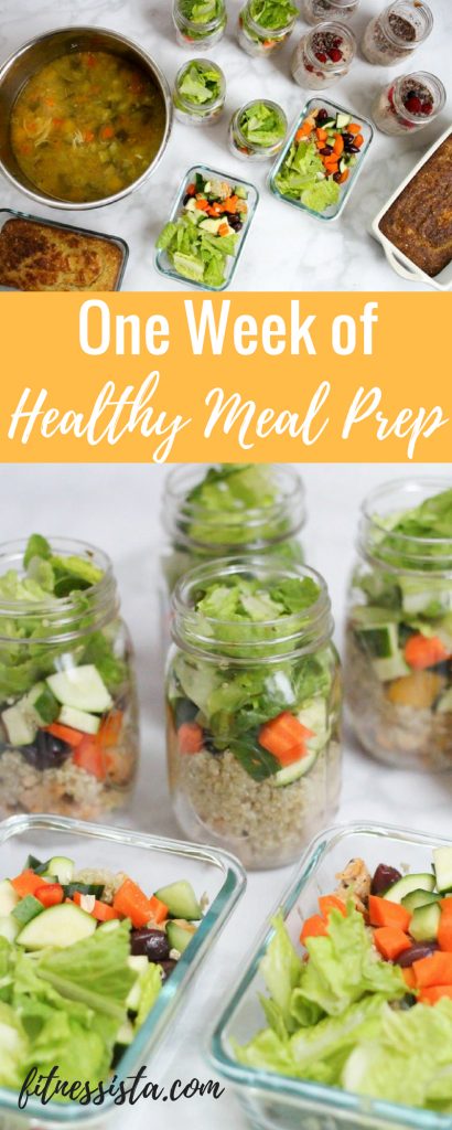 healthy meal prep for a week - The Fitnessista