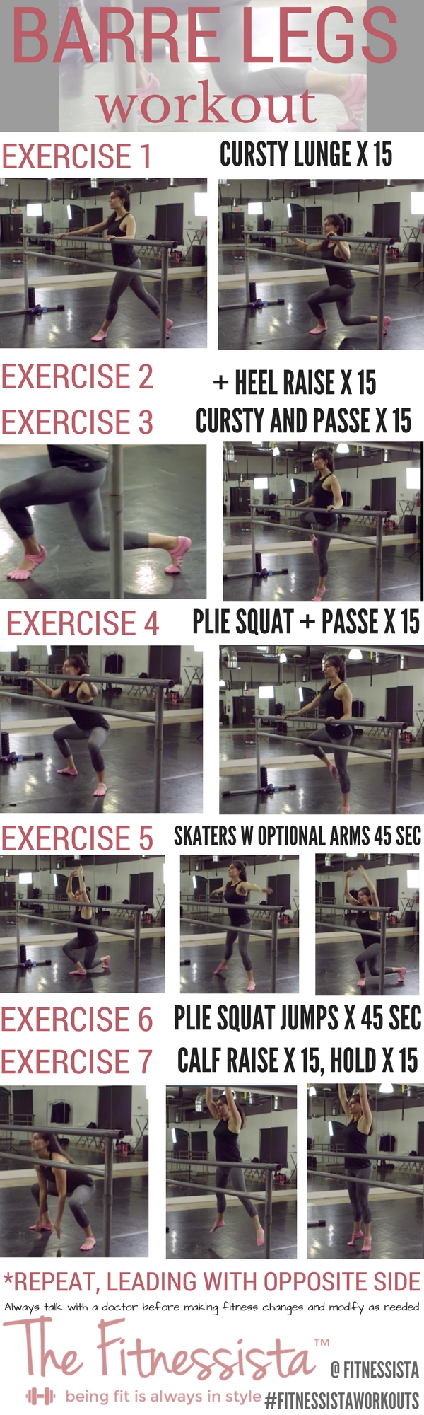 ULTIMATE THIGH SLIMMING BARRE WORKOUT 💕 