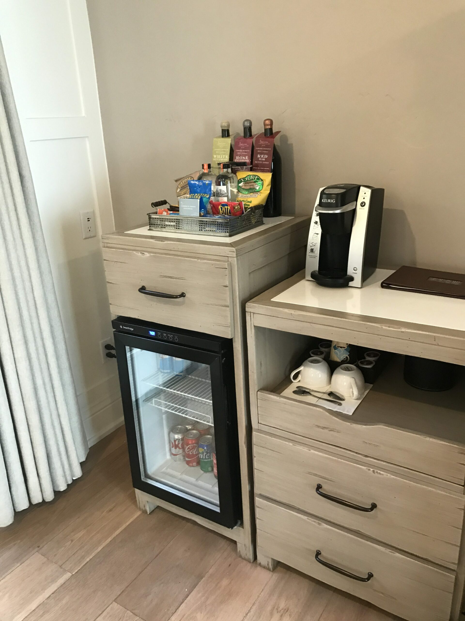 Mini bar and Keurig