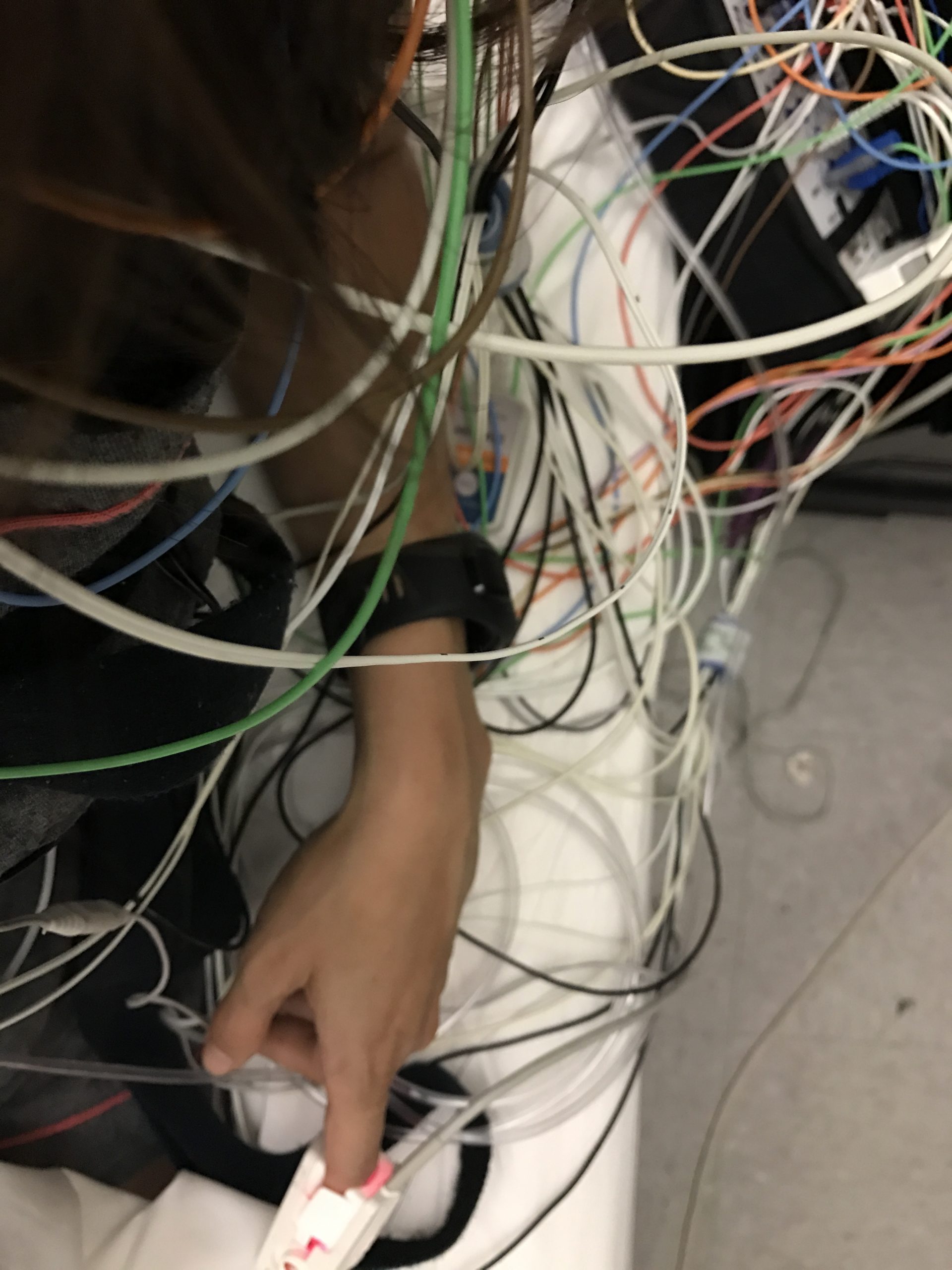 sleep study wires