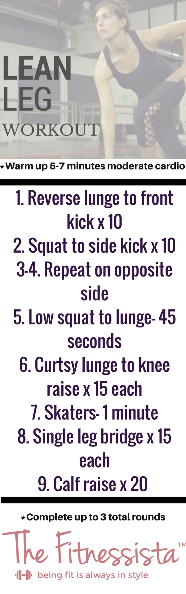 Lean legs outlet workout