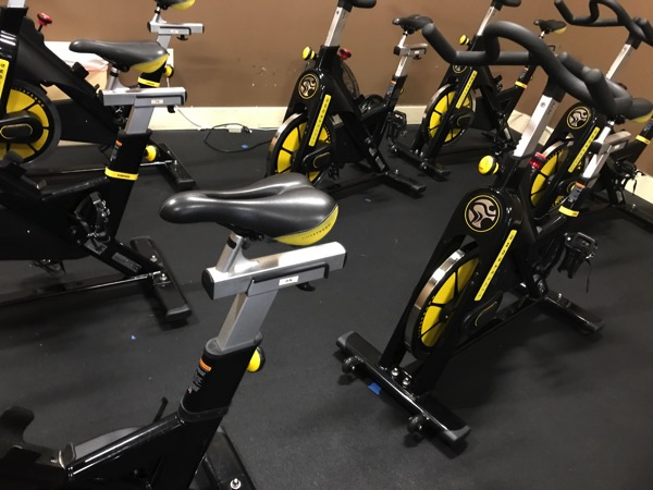 spin bikes