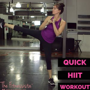 QUICK HIIT WORKOUT! A fast and intense workout you can do anywhere with zero equipment. check out the details + a video how-to at fitnessista.com