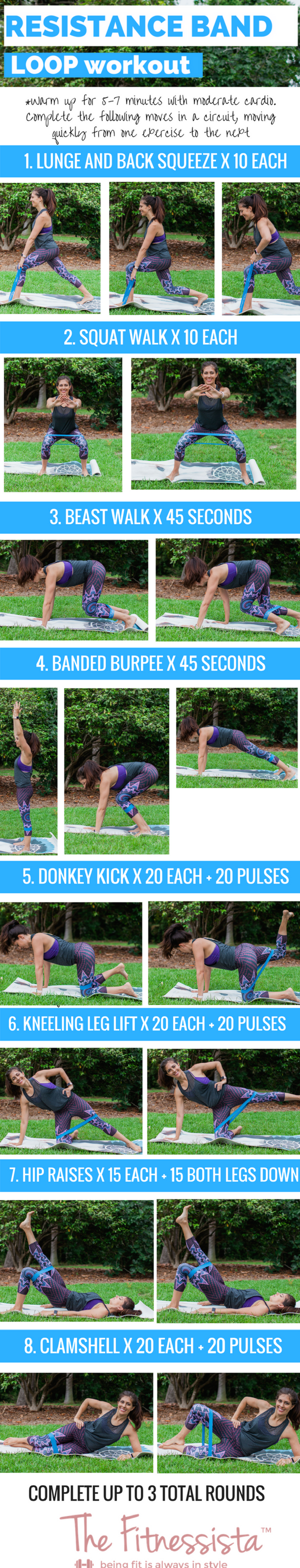 10 Loop Band Exercises for a Full-body Workout