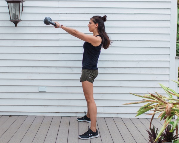 Quick and Dirty Kettlebell Circuit Workout - The Fitnessista