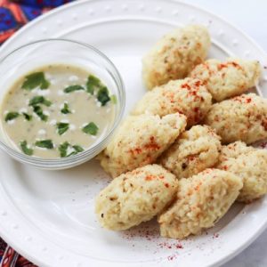 easy baked cauliflower tots