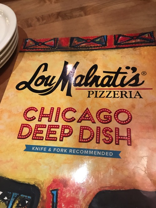 Lou Malnati's menu