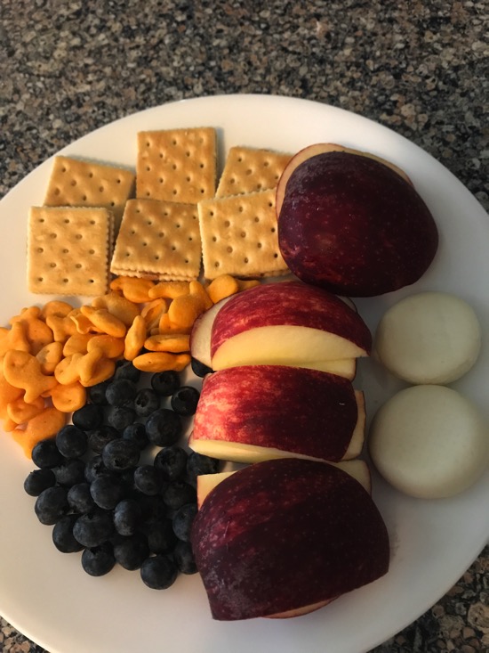 Kids cheese plate