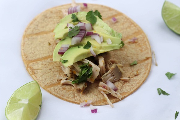 Shredded jackfruit carnitas tacos 3