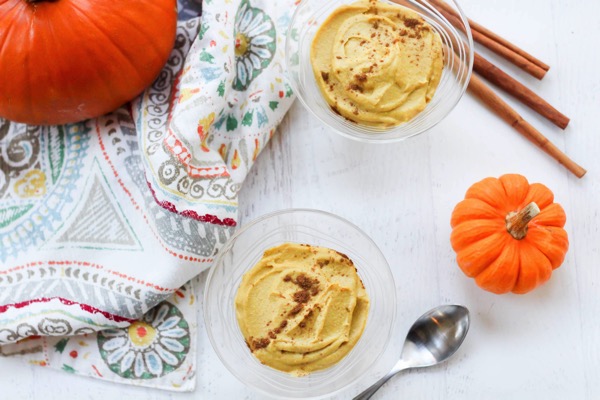 Pumpkin pie mousse (low-carb and vegan!) - The Fitnessista