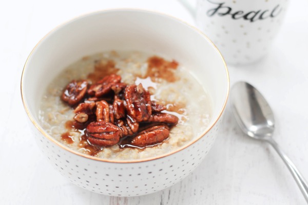 Photo of Pecan pie protein oatmeal – The Fitnessista