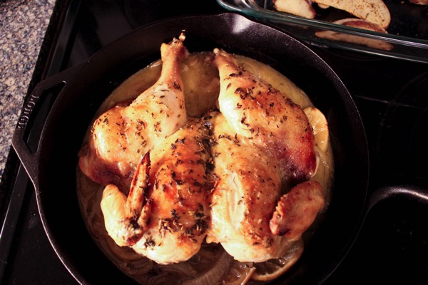 Skillet chicken