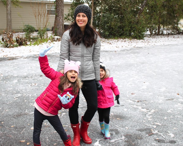 Georgia snowday--me and the girls