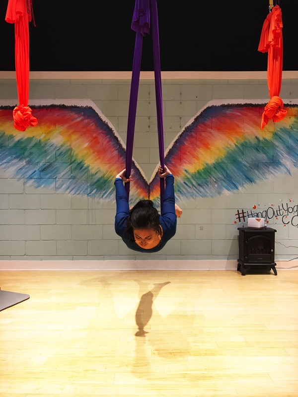 Focus On: Aerial Yoga - The Fitnessista