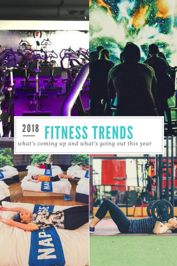 2018 Fitness Trends - What's Coming Up and What's Going Out This Year. fitnessista.com #fitnesstrends #2018fitness