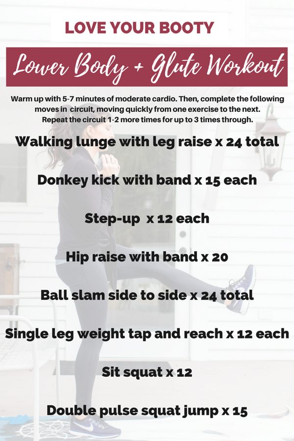 Intense leg outlet and booty workout