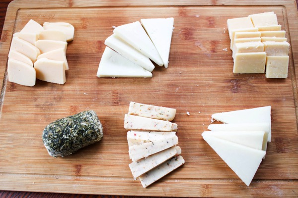 Cheese board prep