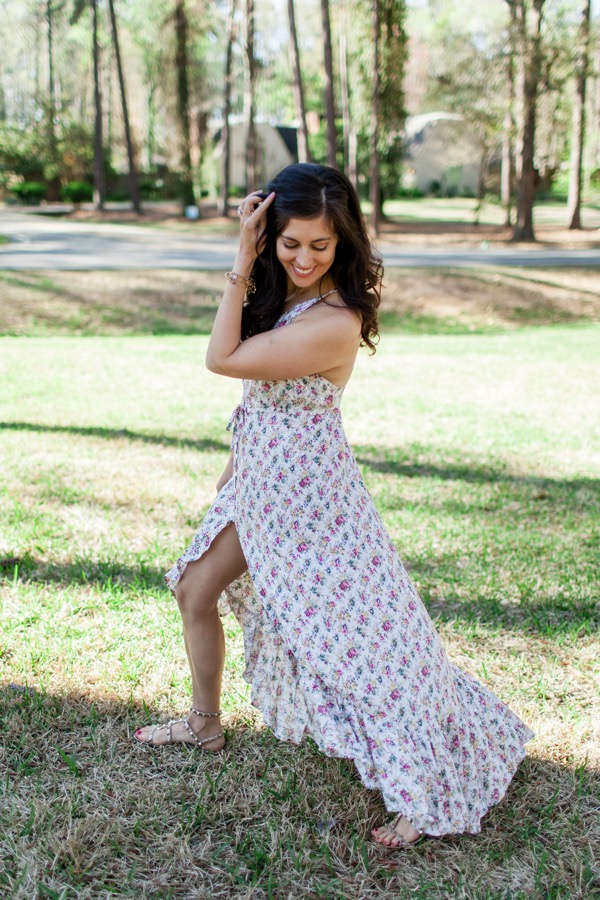 Floral maxi dress