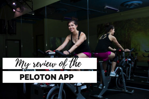 peloton app with regular spin bike