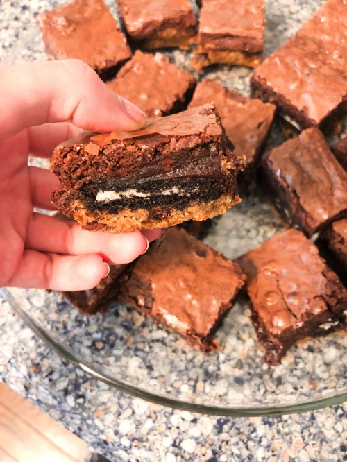 Slutty brownies