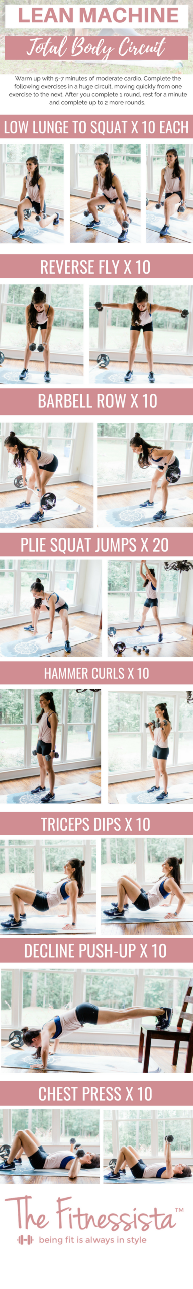 Lean machine total body circuit workout