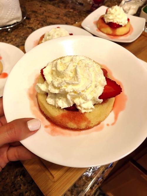 Strawberry shortcakes