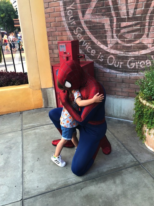 P and spiderman