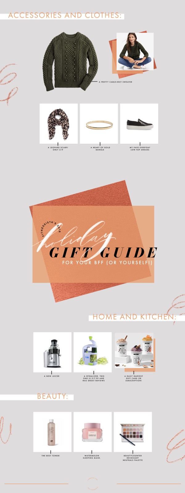 Holiday Gift Guide 2018 For Your BFF