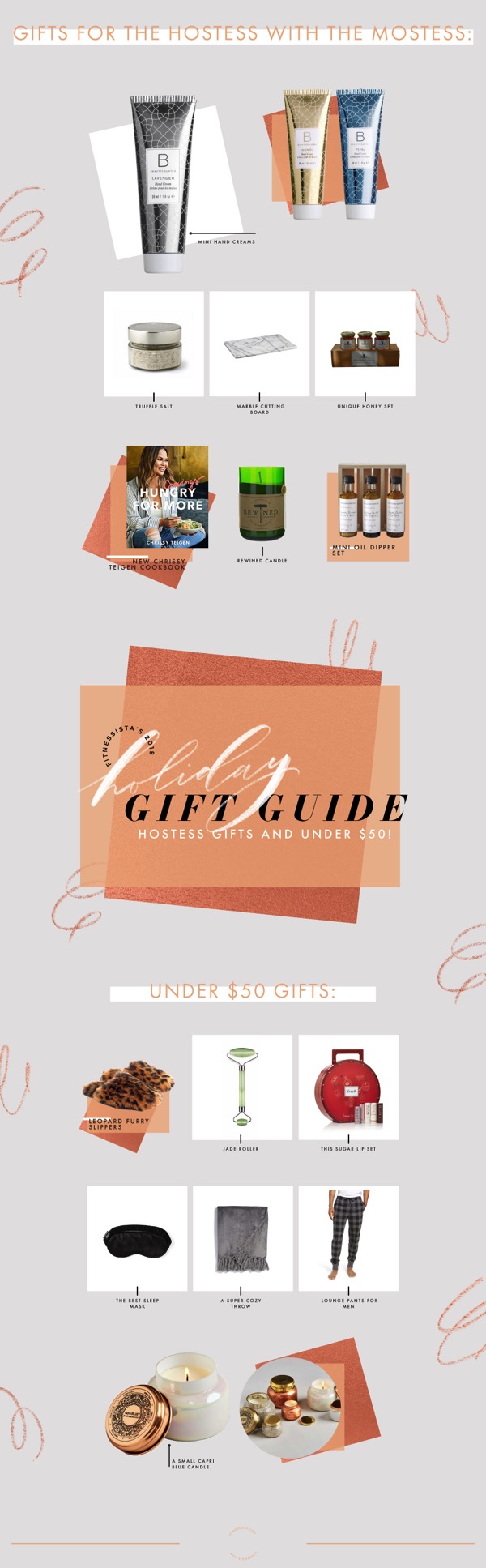 Holiday Gift Guide 2018 Hostess Gifts and Under 50