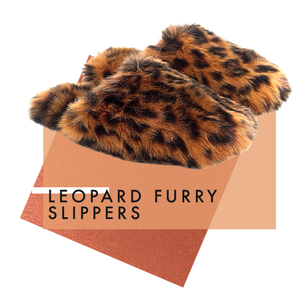 Leopard Furry Slippers