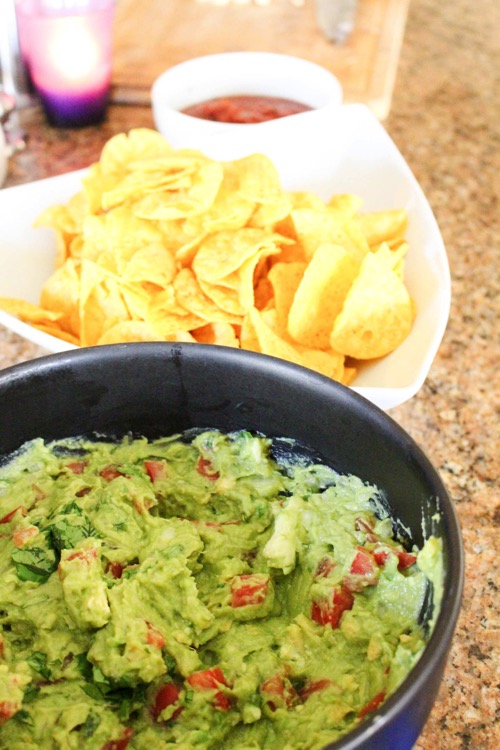 Guac and chips