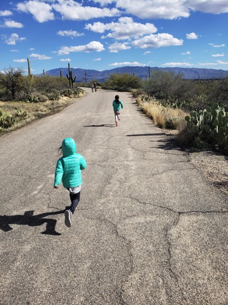 Running at sabino