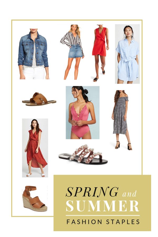 Spring and summer fashion staples