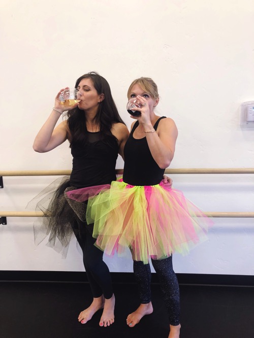 Wine in a tutu