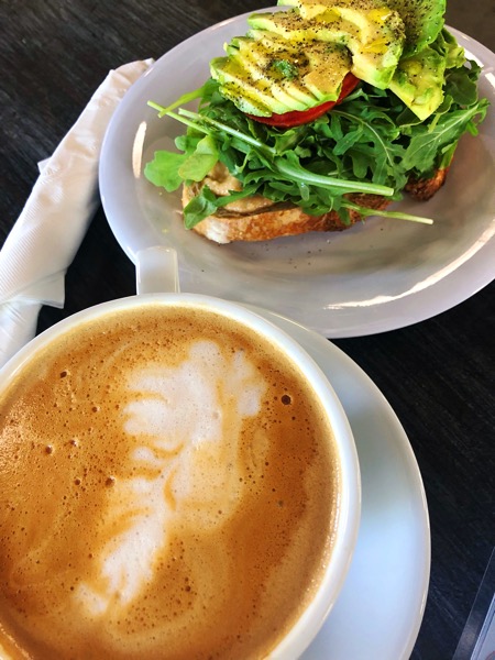 Coffee and toast