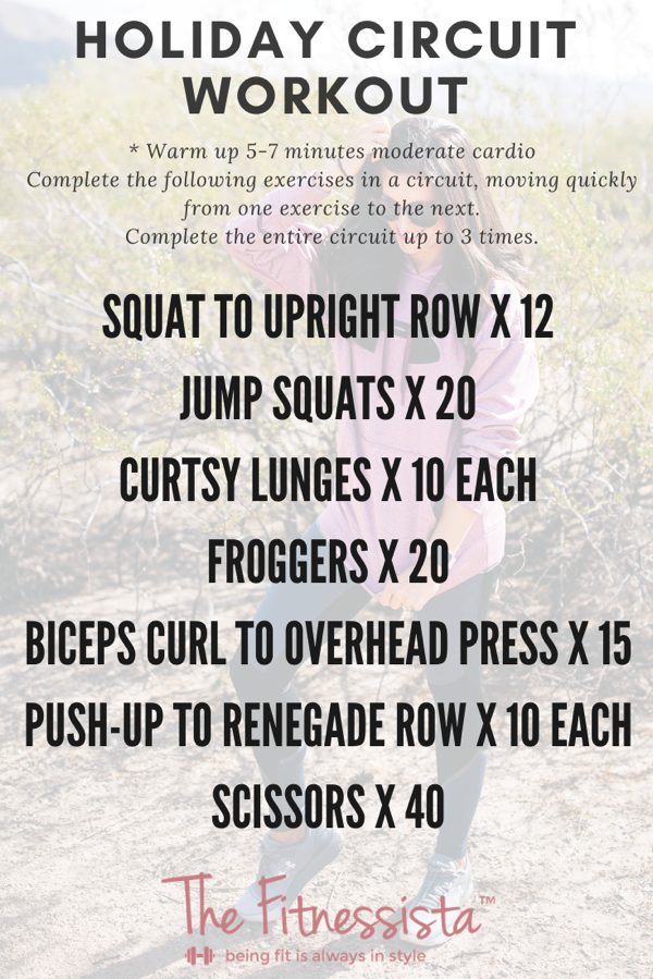 TOTAL BODY + HIIT Holiday Strength Circuit Workout