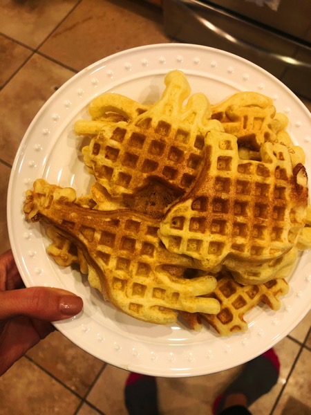 Waffles for dinner