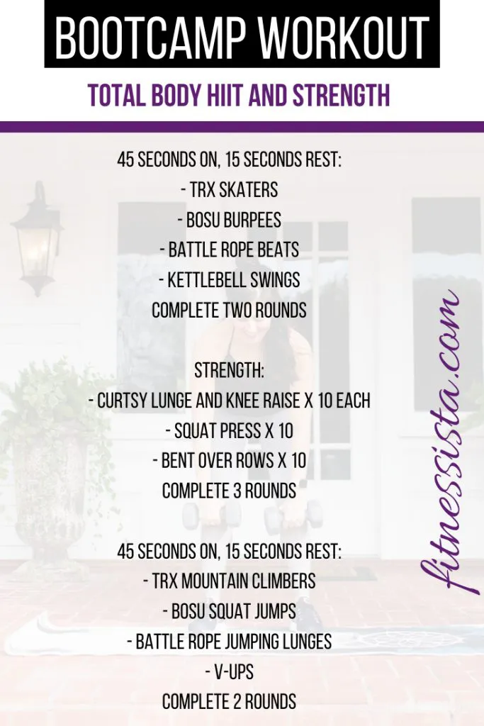 total body bootcamp workout