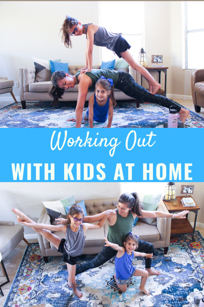 Sharing tips for working out with kids at home, plus workout videos and plan ideas. fitnessista.com