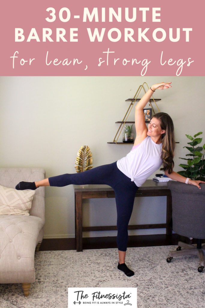 Sharing a barre video workout you can do at home, featuring some of my very favorite exercises for lean, strong legs. All you need is something sturdy to hold onto for balance, like a chair or countertop.