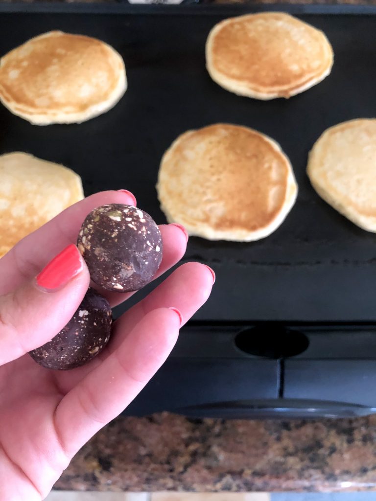 pancakes and protein balls