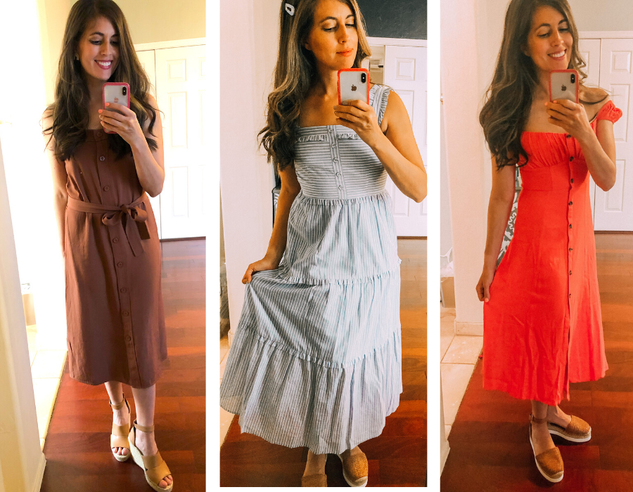 summer 2020 casual and date night dresses. fitnessista.com