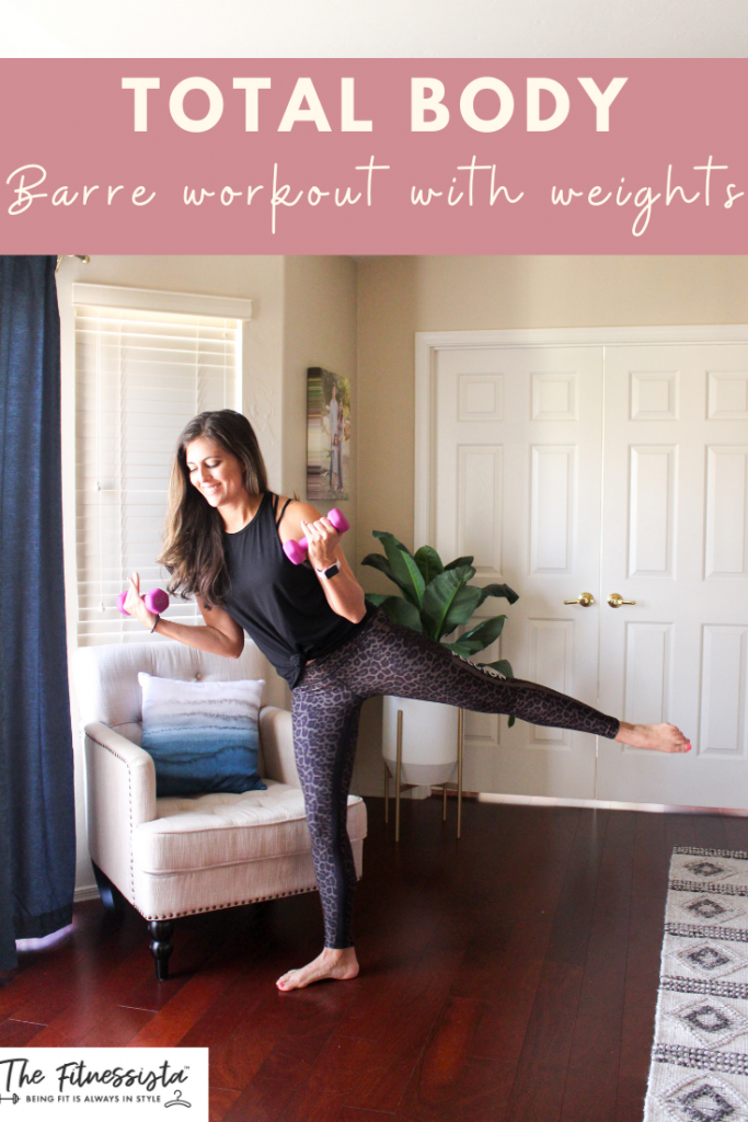 Barre workout you can do at home! Only 30 minutes, challenging and fun. fitnessista.com