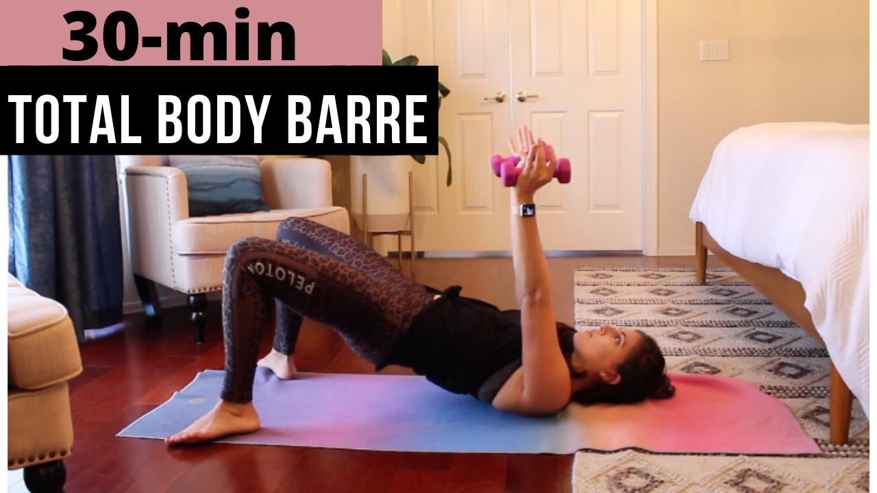 Quick and intense 30-minute total body barre (video)