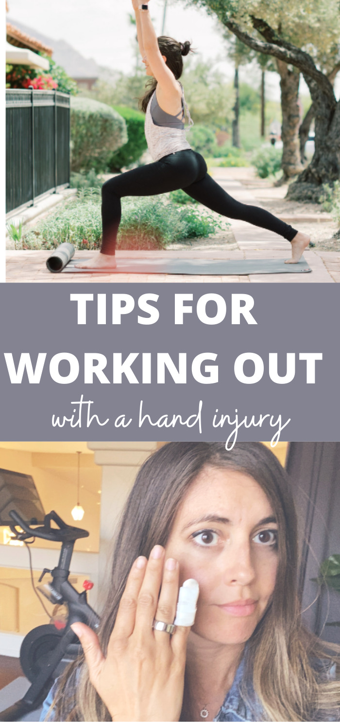 Tips for working out with a hand injury