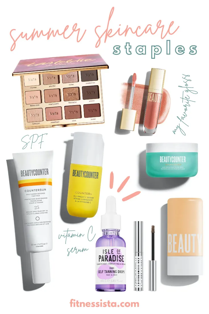 My summer skin and makeup staples